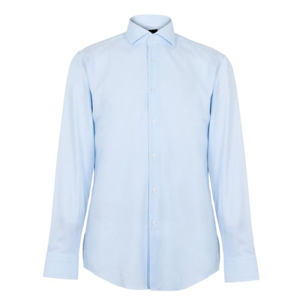 Boss Mens H-Hank Spread Collar Shirt / Light Blue